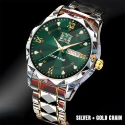 Hawaii Rainbow Warriors |Custom Name Men Luxury Hand Watch Gifts For Fan