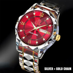 Rutgers Scarlet Knights |Custom Name Men Luxury Hand Watch Gifts For Fan