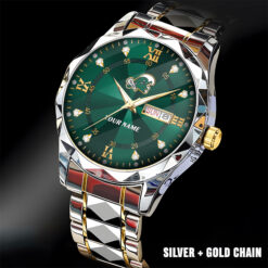 Tulane Green Wave |Custom Name Men Luxury Hand Watch Gifts For Fan