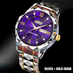 James Madison |Custom Name Men Luxury Hand Watch Gifts For Fan