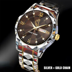 Wyoming Cowboys |Custom Name Men Luxury Hand Watch Gifts For Fan