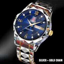 Arizona Wildcats |Custom Name Men Luxury Hand Watch Gifts For Fan