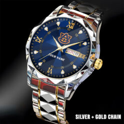 Auburn Tigers |Custom Name Men Luxury Hand Watch Gifts For Fan