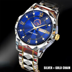 Boise State Broncos |Custom Name Men Luxury Hand Watch Gifts For Fan