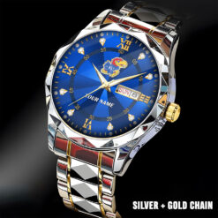 Kansas Jayhawks |Custom Name Men Luxury Hand Watch Gifts For Fan