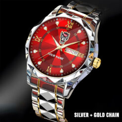 NC State Wolfpack |Custom Name Men Luxury Hand Watch Gifts For Fan
