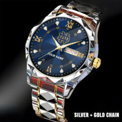 Notre Dame Fighting Irish |Custom Name Men Luxury Hand Watch Gifts For Fan