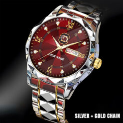 South Carolina Gamecocks |Custom Name Men Luxury Hand Watch Gifts For Fan