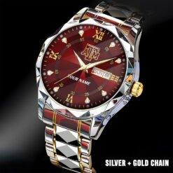 Texas A&M Aggies |Custom Name Men Luxury Hand Watch Gifts For Fan