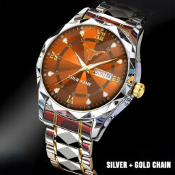 Texas Longhorns |Custom Name Men Luxury Hand Watch Gifts For Fan