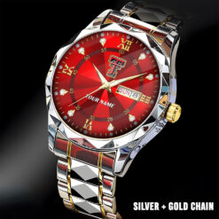 Texas Tech Red Raiders |Custom Name Men Luxury Hand Watch Gifts For Fan