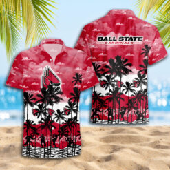 Ball State Cardinals Hawaiian Shirt Trending Summer.