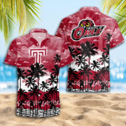 Temple Owls Hawaiian Shirt Trending Summer.