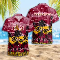 Louisiana-Monroe Warhawks Hawaiian Shirt Trending Summer.