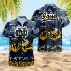 Notre Dame Fighting Irish Hawaiian Shirt Trending Summer.