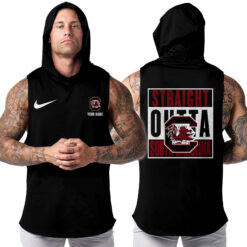 South Carolina Gamecocks |Custom Name Hooded Tank Top For Fans