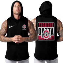 Ohio State Buckeyes |Custom Name Hooded Tank Top For Fans