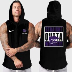 Kansas State Wildcats |Custom Name Hooded Tank Top For Fans