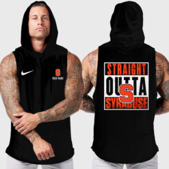 Syracuse Orange | Custom Name Hooded Tank Top For Fans