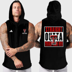 Texas Tech Red Raiders |Custom Name Hooded Tank Top For Fans