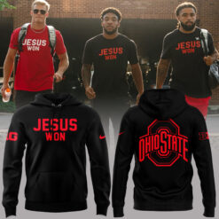 Ohio State Buckeyes - 3D Hoodie New Season 2024 Jesus Won