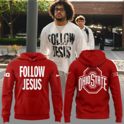 Ohio State Buckeyes - 3D Hoodie New Season 2024 Follow Jesus