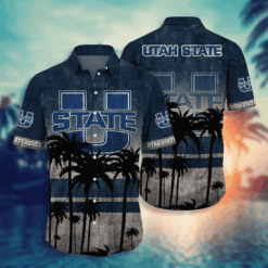 Utah State Aggies Hawaii Shirt Short Style Hot Trending Summer NA21689
