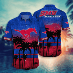 SMU Mustangs Hawaii Shirt Short Style Hot Trending Summer NA21689
