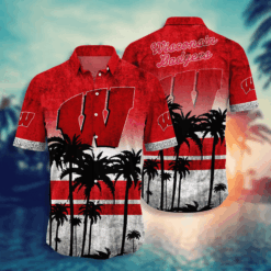 Wisconsin Badgers Hawaii Shirt Short Style Hot Trending Summer NA21689