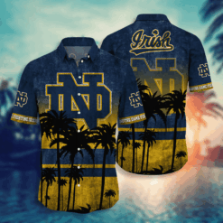 Notre Dame Fighting Irish Hawaii Shirt Short Style Hot Trending Summer NA21689