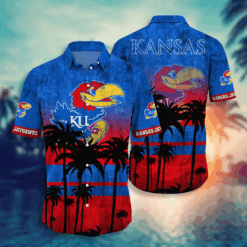 Kansas Jayhawks Hawaii Shirt Short Style Hot Trending Summer NA21689