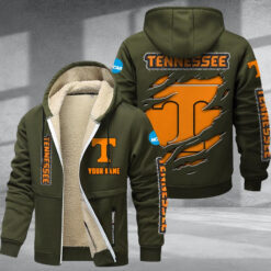 Tennessee Volunteers DMTZ1742 Hoodie Zip Velvet Coat