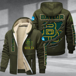 Baylor Bears DMTZ1772 Hoodie Zip Velvet Coat