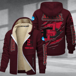 San Diego State Aztecs DMTZ1794 Hoodie Zip Velvet Coat