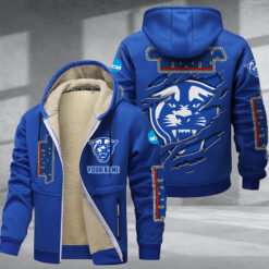 Georgia State Panthers DMTZ1782 Hoodie Zip Velvet Coat