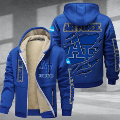 Air Force Falcons DMTZ1816 Hoodie Zip Velvet Coat