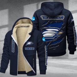 Georgia Southern Eagles DMTZ1820 Hoodie Zip Velvet Coat