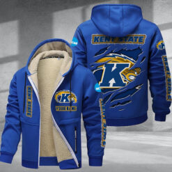 Kent State Golden Flashes DMTZ1844 Hoodie Zip Velvet Coat