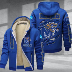 Memphis Tigers DMTZ1779 Hoodie Zip Velvet Coat
