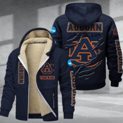 Auburn Tigers DMTZ1737 Hoodie Zip Velvet Coat