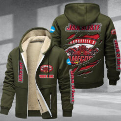 Jacksonville State Gamecocks DMTZ1841 Hoodie Zip Velvet Coat