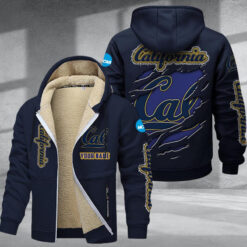 California Golden Bears DMTZ1809 Hoodie Zip Velvet Coat