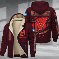 Maryland Terrapins DMTZ1750 Hoodie Zip Velvet Coat