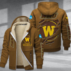 Western Michigan Broncos DMTZ1828 Hoodie Zip Velvet Coat