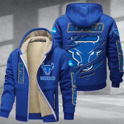 Buffalo Bulls DMTZ1838 Hoodie Zip Velvet Coat