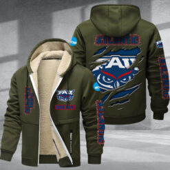 Florida Atlantic Owls DMTZ1783 Hoodie Zip Velvet Coat