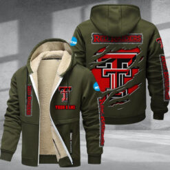 Texas Tech Red Raiders DMTZ1749 Hoodie Zip Velvet Coat