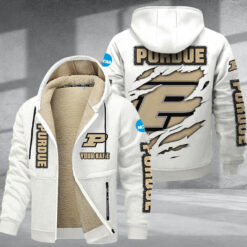 Purdue Boilermakers DMTZ1731 Hoodie Zip Velvet Coat