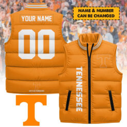Tennessee Volunteers - Personalized Unisex Sleeveless Puffer Jacket FT91225