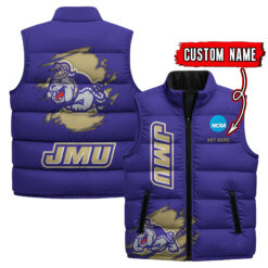 James Madison - Custom Name Unisex Sleeveless Puffer Jacket FT91825